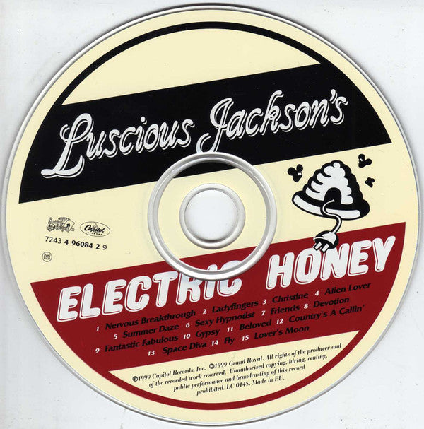 Luscious Jackson : Electric Honey (CD, Album, EMI)