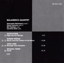 Balanescu Quartet* : David Byrne: High Life For Nine Instruments / Robert Moran: Music From The Towers Of The Moon / John Lurie: Stranger Than Paradise / Michael Torke: Chalk (CD, Album)