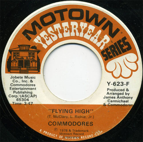 Commodores : Sail On / Flying High (7", Single, Mono, RE)