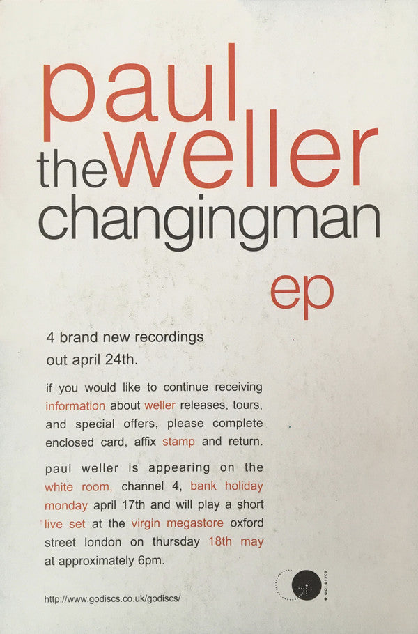 Paul Weller : The Changingman (CD, EP, Dig)