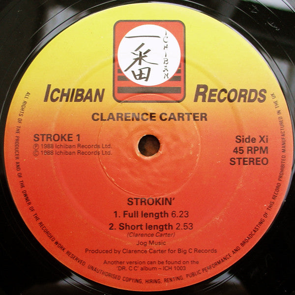 Clarence Carter / Gary B. B. Coleman* : Strokin' / Watch Where You Stroke (12")