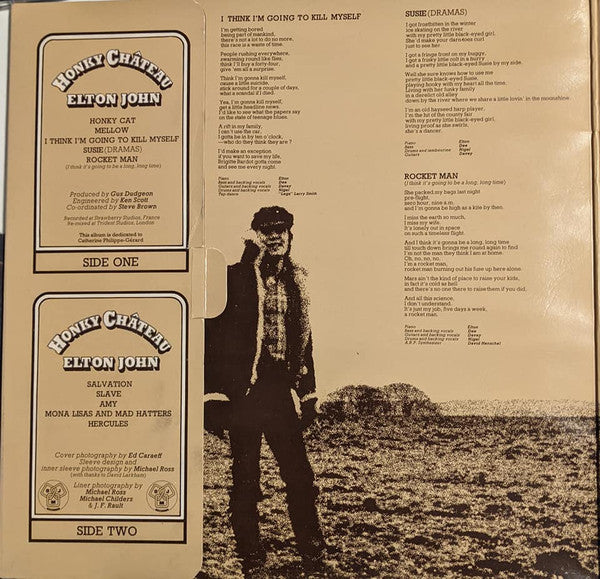 Elton John : Honky Château (LP, Album, Env)