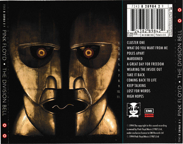 Pink Floyd : The Division Bell (CD, Album, EMI)