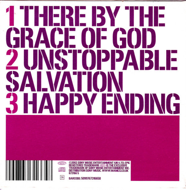 Manic Street Preachers : There By The Grace Of God (CD, Single, CD2)
