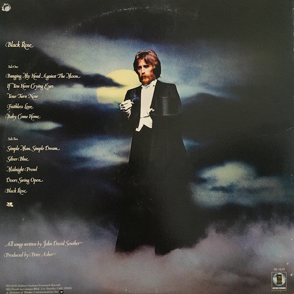 John David Souther : Black Rose (LP, Album, CSM)