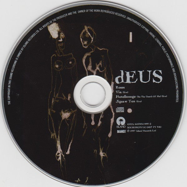 dEUS : Roses (CD, Single, Ltd, CD2)