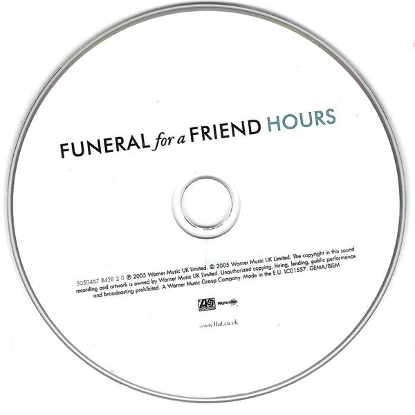 Funeral For A Friend : Hours (CD, Album)