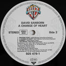 David Sanborn : A Change Of Heart (LP, Album)
