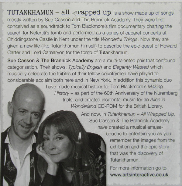 Sue Casson & The Brannick Academy : Tutankhamun - All Wrapped Up (CD)
