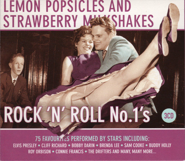 Various : Lemon Popsicles & Strawberry Milkshakes Rock 'N' Roll No.1's (3xCD, Comp)