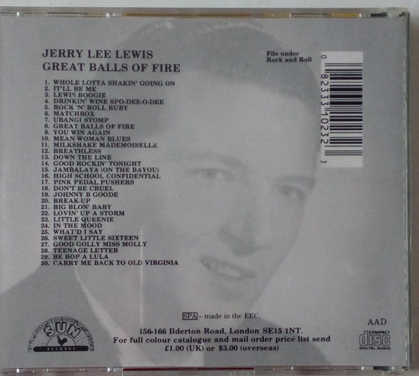 Jerry Lee Lewis : Great Balls of Fire (CD, Album, Comp)