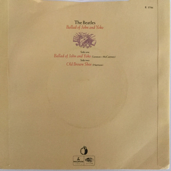 The Beatles : The Ballad Of John And Yoko (7", Single, RP)