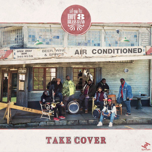 Hot 8 Brass Band : Take Cover (12", EP, Red)