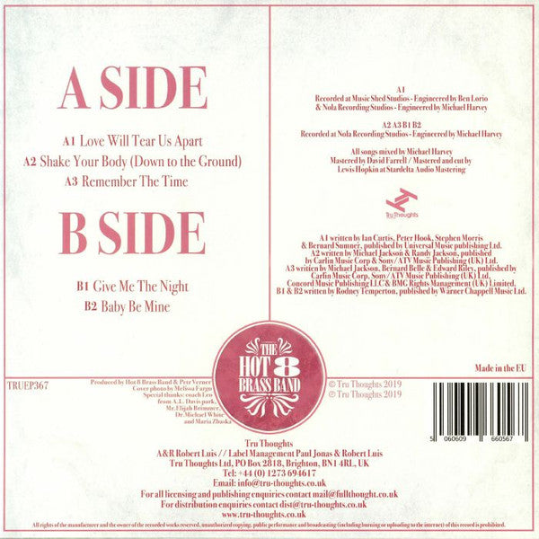 The Hot 8 Brass Band* : Take Cover (12", EP, Red)
