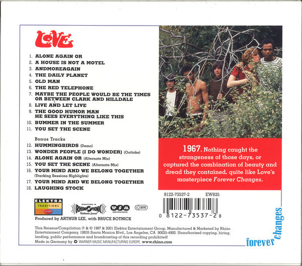Love : Forever Changes (CD, Album, RE, RM)