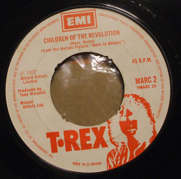 T. Rex : Children Of The Revolution (7", Single, Pus)