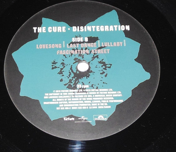 The Cure : Disintegration (2xLP, Album, RE, RM, RP, 180)