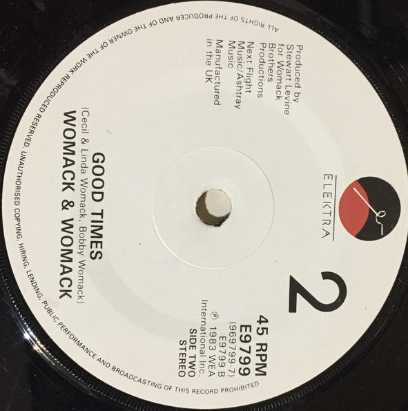 Womack & Womack : Love Wars (7", Single, EMI)