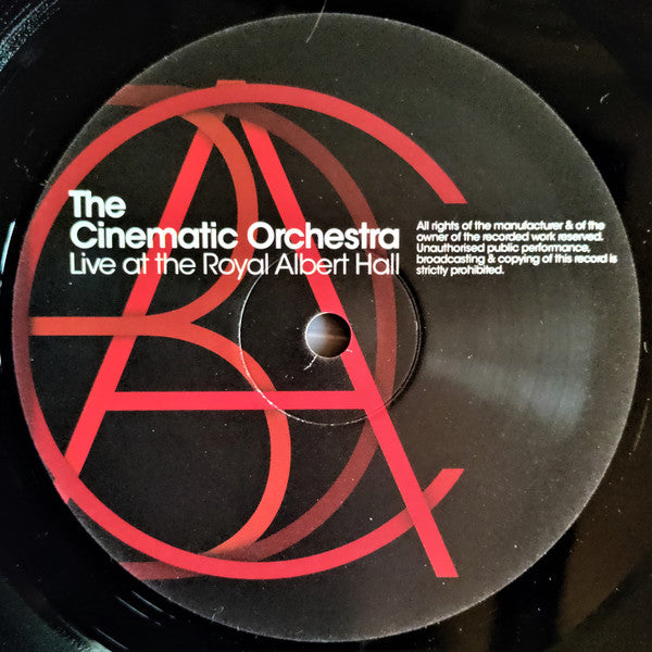 The Cinematic Orchestra : Live At The Royal Albert Hall 02.11.2007 (2xLP, Album, Ltd, 180)
