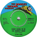 Elton John : Sorry Seems To Be The Hardest Word (7", Single, Pic)