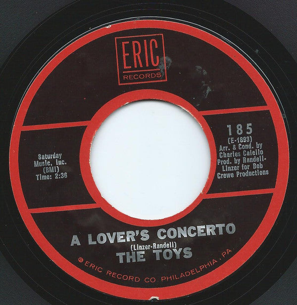 The Toys / The Bob Crewe Generation : A Lover's Concerto / Music To Watch Girls By (7", RE)
