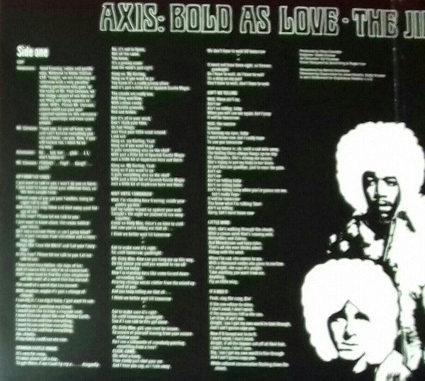 The Jimi Hendrix Experience : Axis: Bold As Love (LP, Album, RE, RM, Gat)