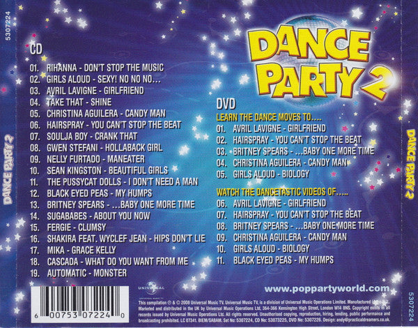 Various : Dance Party 2 (CD, Comp + DVD, Comp)