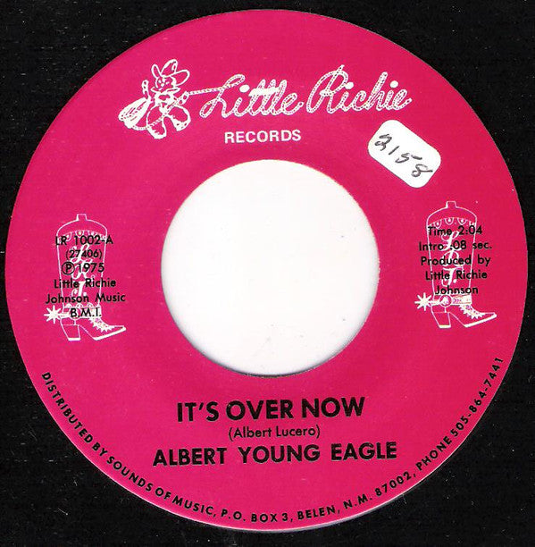 Albert Young Eagle : It's Over Now (7")