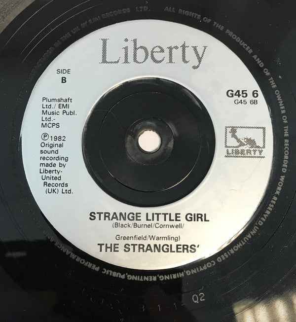 The Stranglers : Golden Brown / Strange Little Girl (7", Single, Sol)