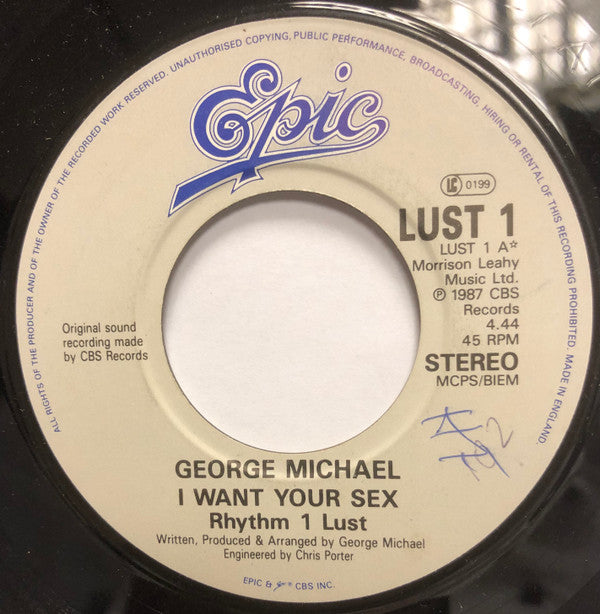 George Michael : I Want Your Sex (7", Single)