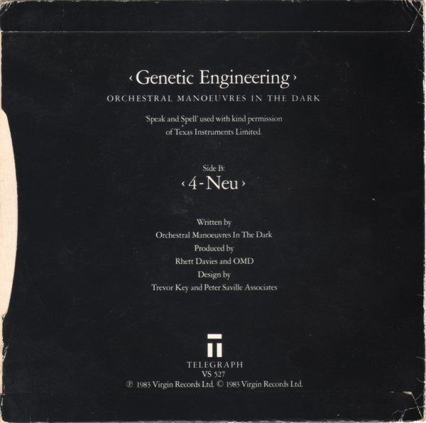 OMD* : Genetic Engineering (7", Single)