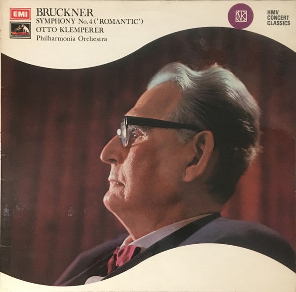 Anton Bruckner, Otto Klemperer, Philharmonia Orchestra : Symphony No. 4 ('Romantic') (LP, RE)