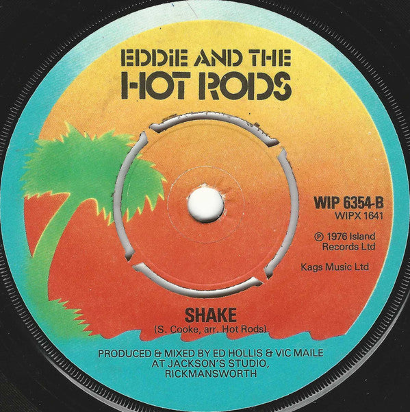 Eddie And The Hot Rods : Teenage Depression (7", Single, Com)