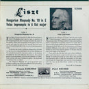 Arthur Rubinstein, Franz Liszt : Hungarian Rhapsody No. 10 In E Major / Valse Impromptu In A Flat Major (7", EP)