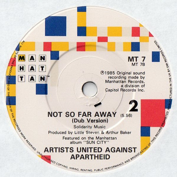 Artists United Against Apartheid : Sun City (7", Single)