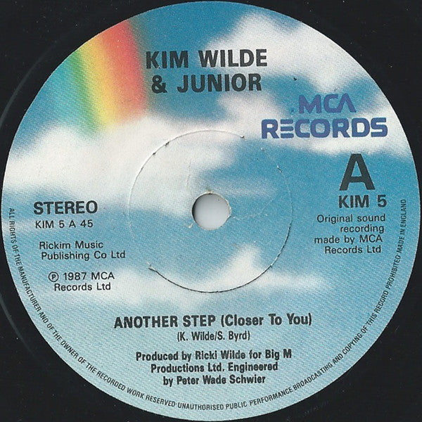 Kim Wilde And Junior (2) : Another Step (Closer To You) (7", Single)