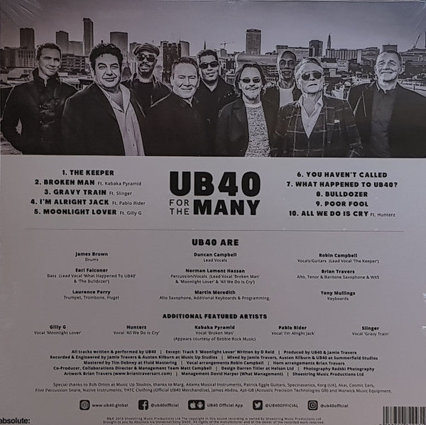 UB40 : For The Many (LP, Album)