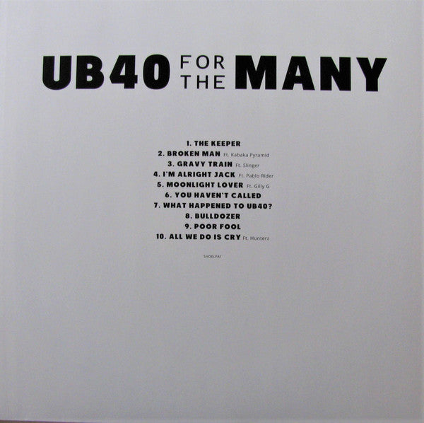 UB40 : For The Many (LP, Album)