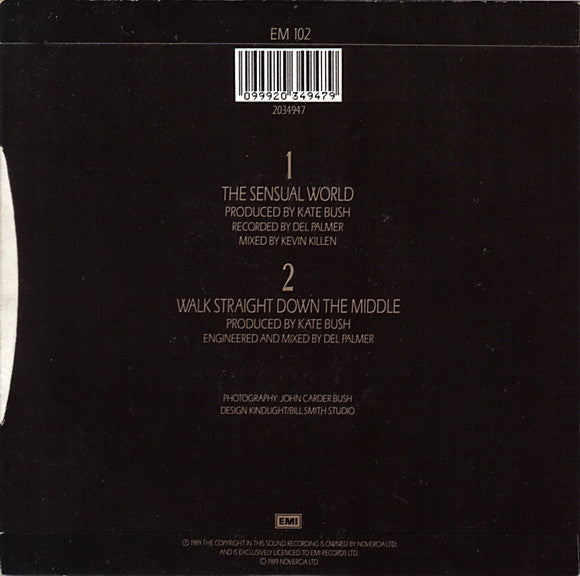Kate Bush : The Sensual World (7", Single, Pap)