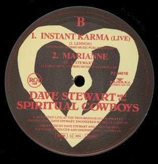 Dave Stewart And The Spiritual Cowboys : Love Shines (10")