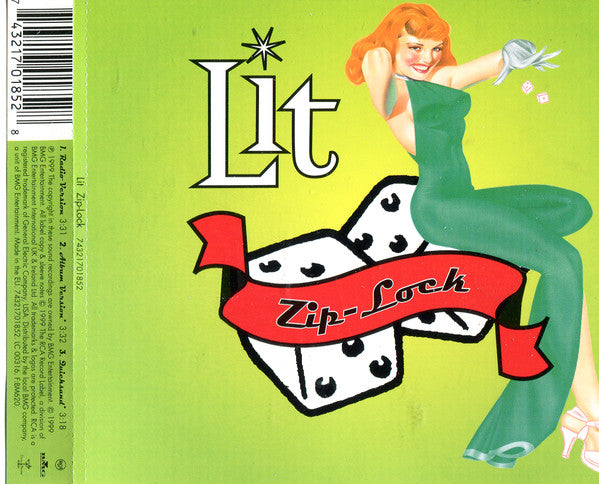 Lit : Zip-Lock (CD, Single, Jew)