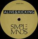 Simple Minds : Alive & Kicking (12", Single, Gol)