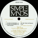 Simple Minds : Alive & Kicking (12", Single, Gol)