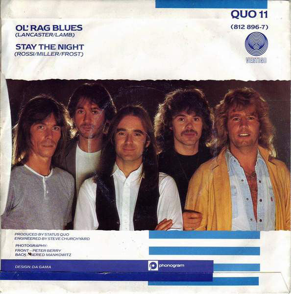 Status Quo : Ol' Rag Blues (7", Single)