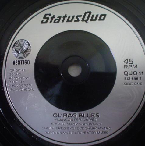 Status Quo : Ol' Rag Blues (7", Single)