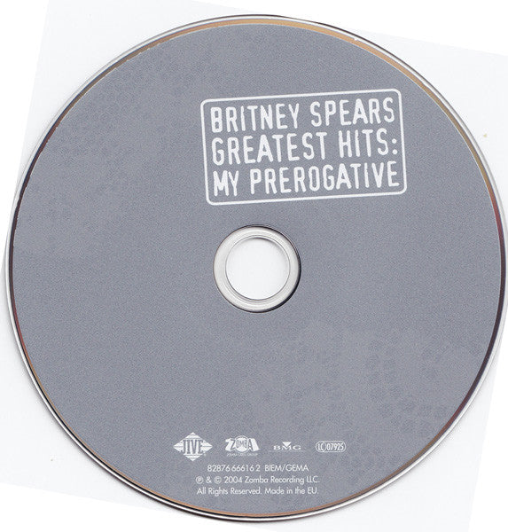 Britney Spears : Greatest Hits: My Prerogative (CD, Comp)