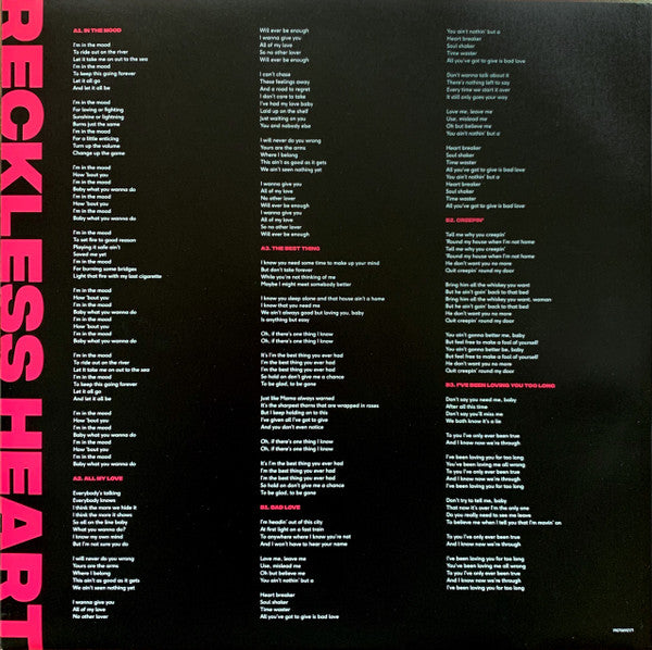 Joanne Shaw Taylor : Reckless Heart (2x12", Album)