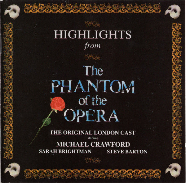 The Original London Cast* Starring Michael Crawford, Sarah Brightman, Steve Barton : Highlights From The Phantom Of The Opera (CD, Album)