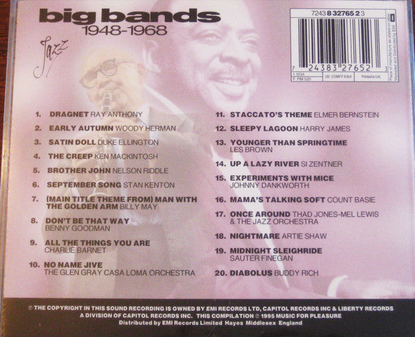 Various : Big Bands 1948-1968 (20 Jazz Classics) (CD, Comp)