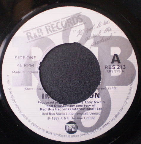 Imagination : Changes (7", Kno)